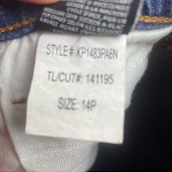 NWT KUT Fron the Kloth 00HIGH RISE DENIM FAB Ankle Skin Button Fly Sz 14P - Picture 12 of 14